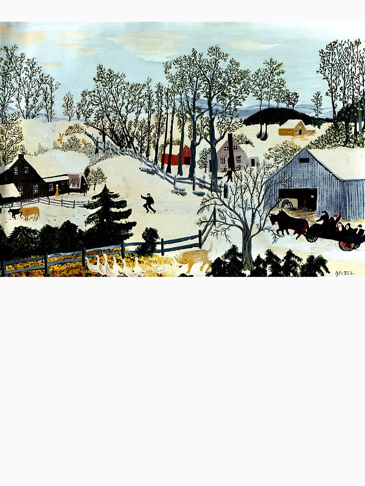 grandma moses paintings by Bivrgagnon