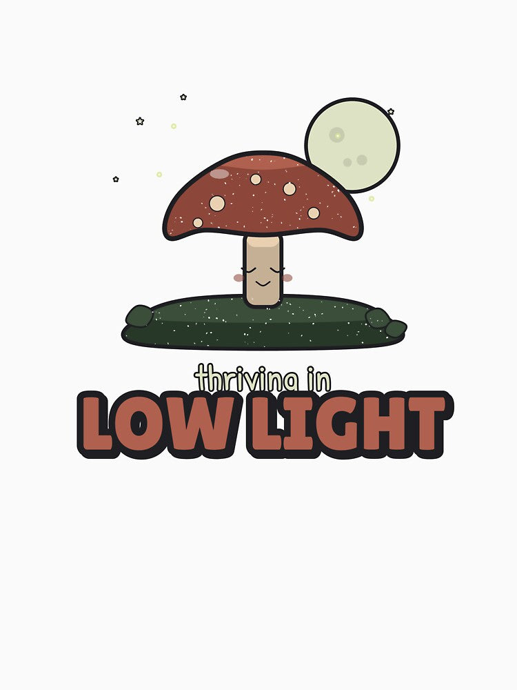 Thriving in Low Light - Goblincore Mushroom by BooAndBloomCo