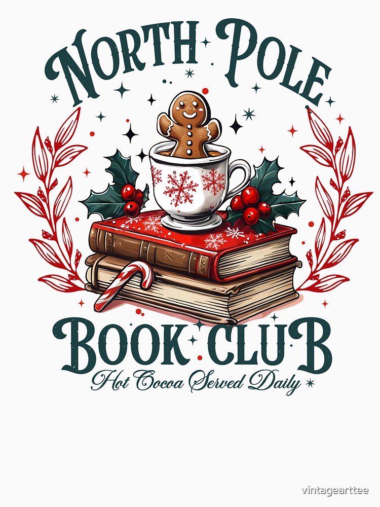 Dear Santa More Books Club by vintagearttee