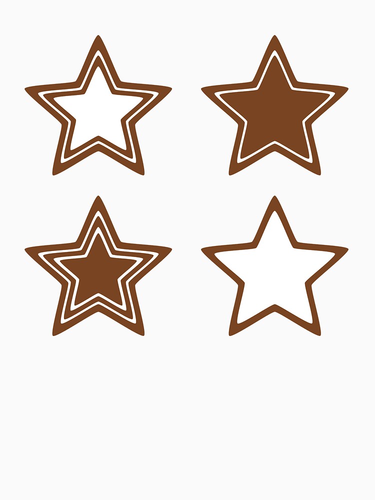 star gingerbread cookies by sweetb3rry