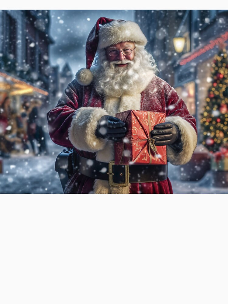 Christmas - Santa in Street by KootenayDesigns