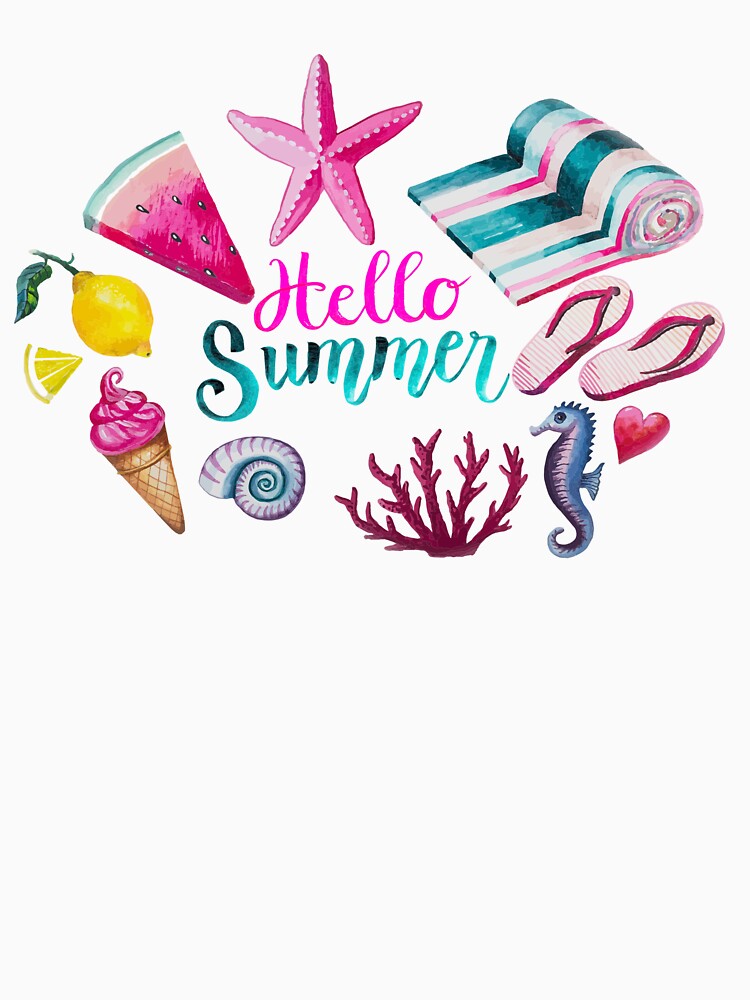 Hello Summer, vacation by Sunset Design