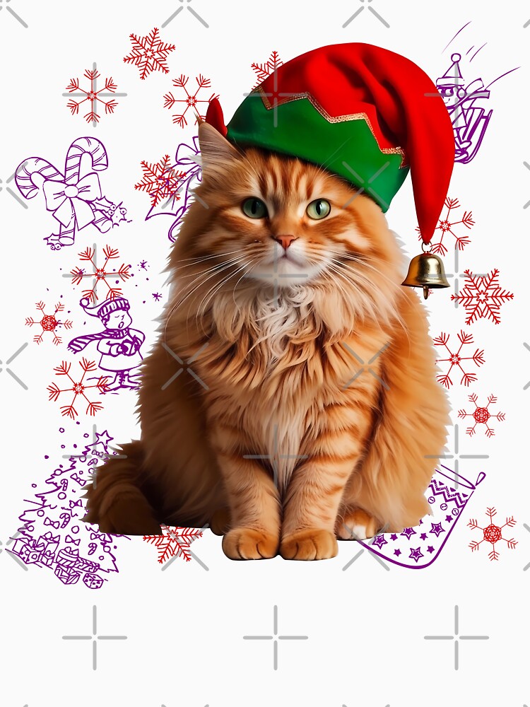 Gingerbread Maine Coon: Christmas Kitty by purrfect pattern