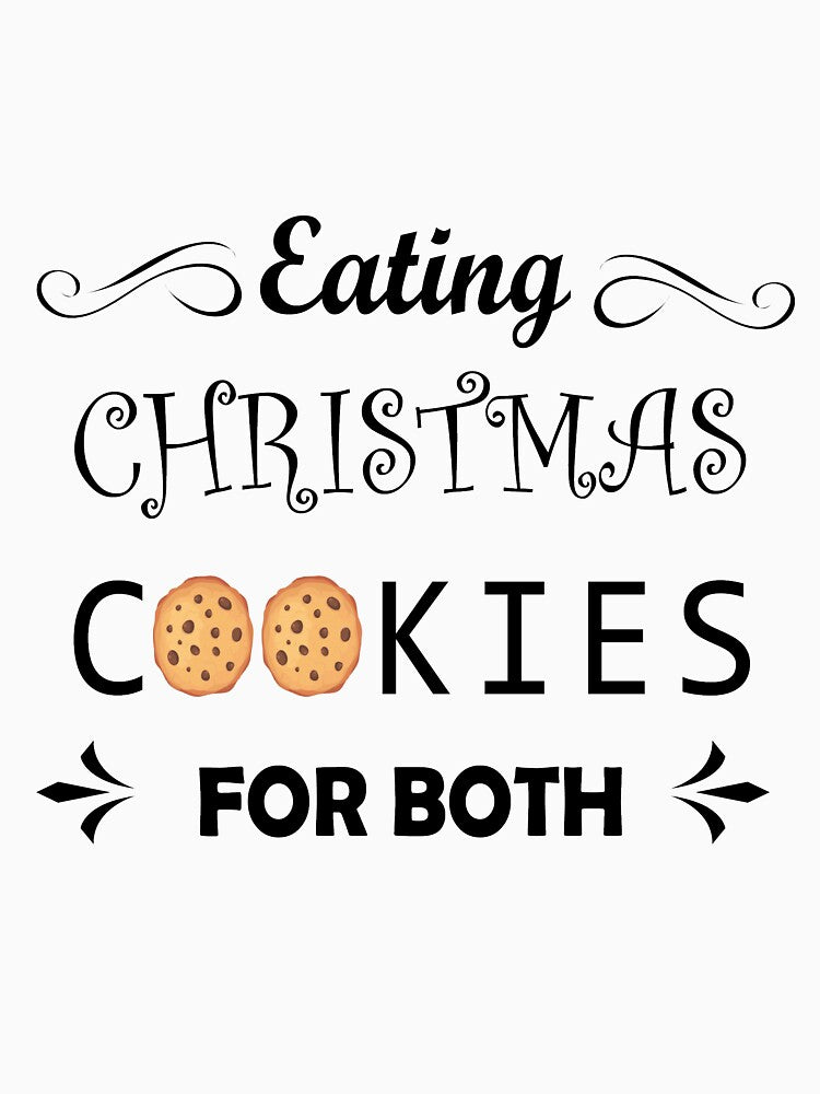 Eating Christmas Cookies For Both by ShopAlso