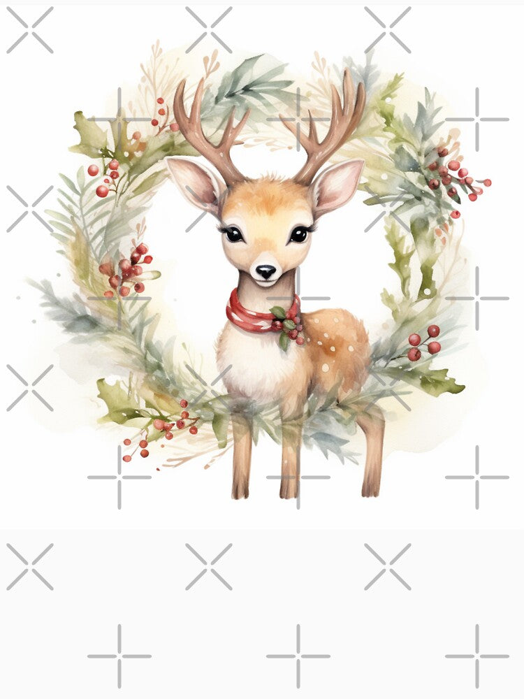 Watercolor Reindeer by MendaciousMina