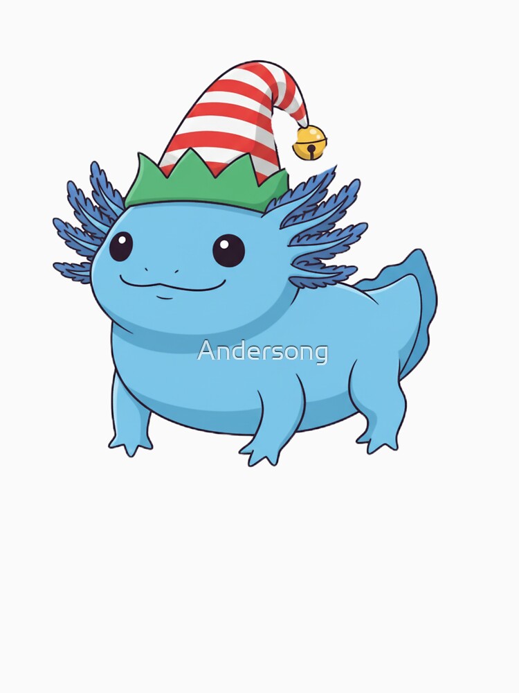 Axolotl Christmas Elf by Andersong