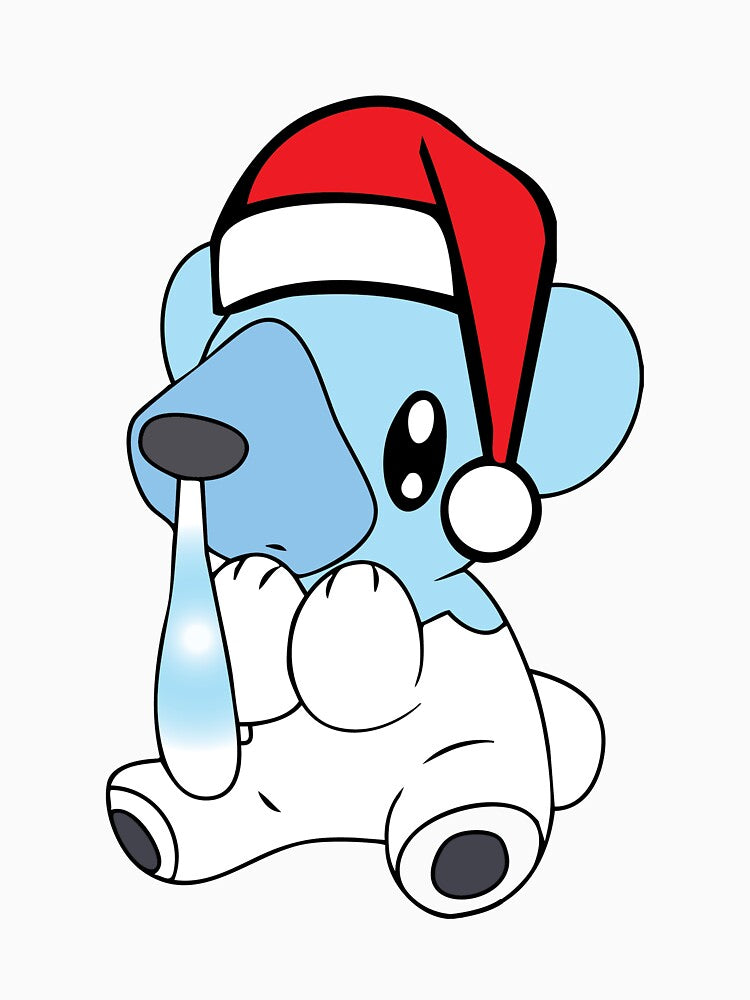 Cubchoo with Santa Hat by kyravreeland
