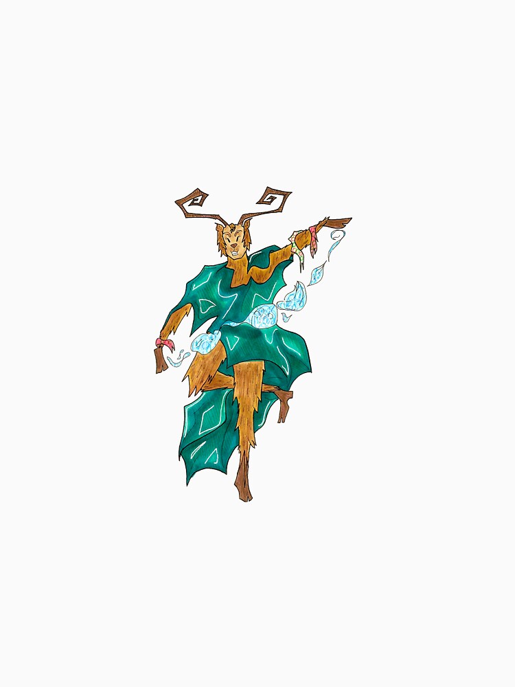 Wizard Reindeer Sorcerer Christmas Magic Powers by Harold-Inks