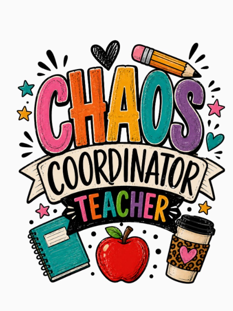 Chaos Coordinator Teacher t_Shirt by happyshirt27