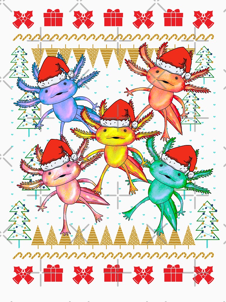 Firefly Axolotls Ugly Christmas Sweater by okpinsPets
