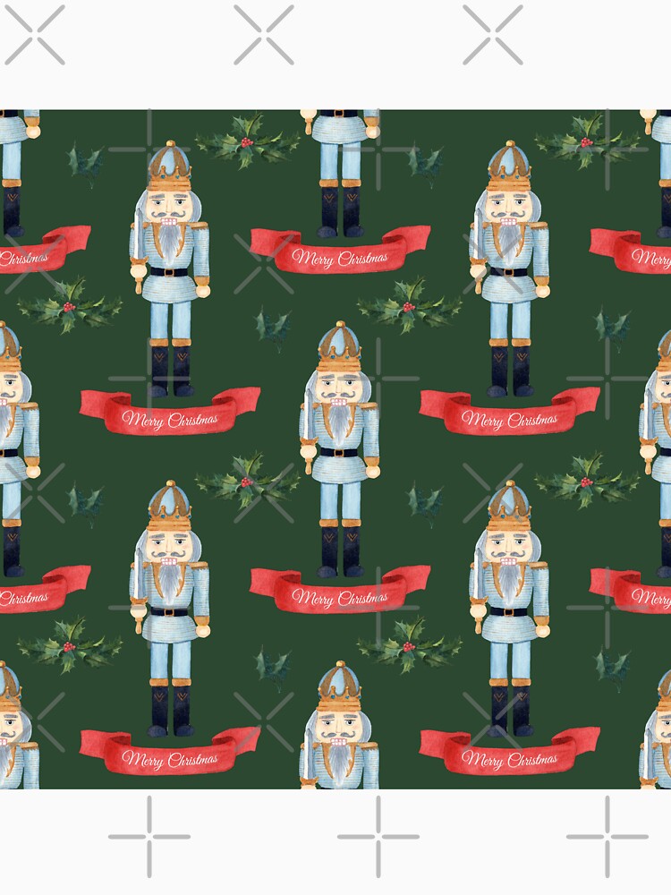 Vintage Christmas Blue Nutcrackers by silviaol