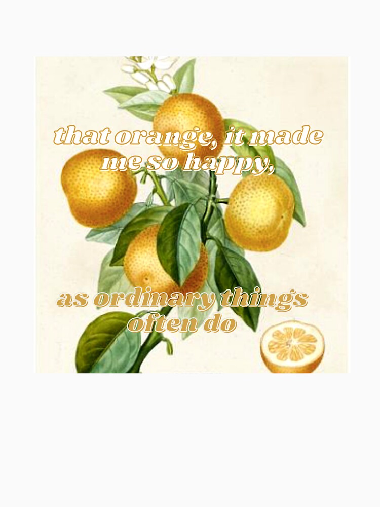 The Orange by Wendy Cope by ellabycab