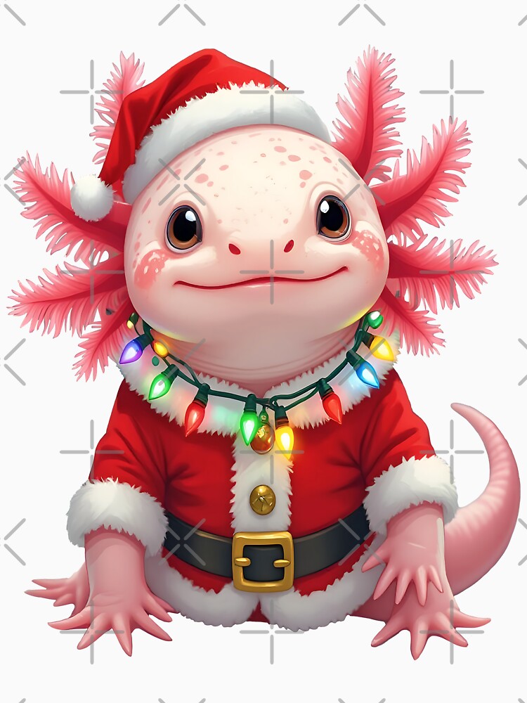 Christmas Axolotl by Kamoufleur