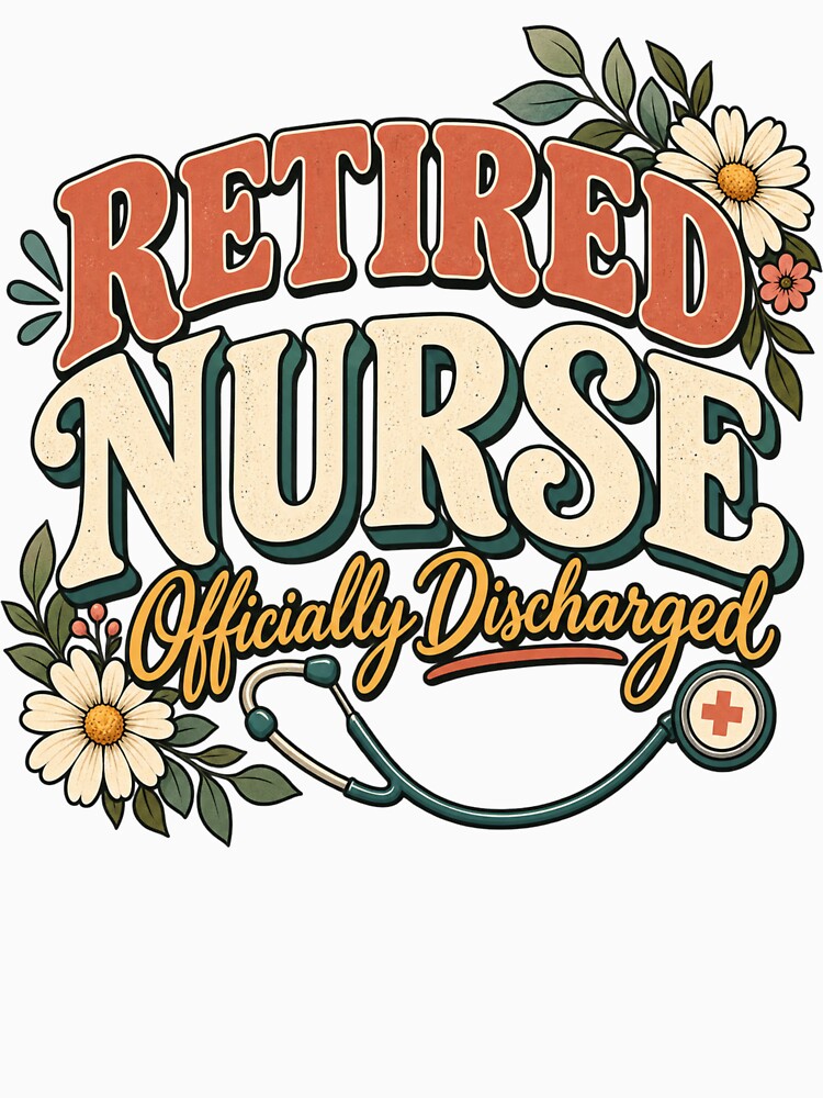 Retired Nurse Officially Discharged Nursing Retirement Gif by OUICHA