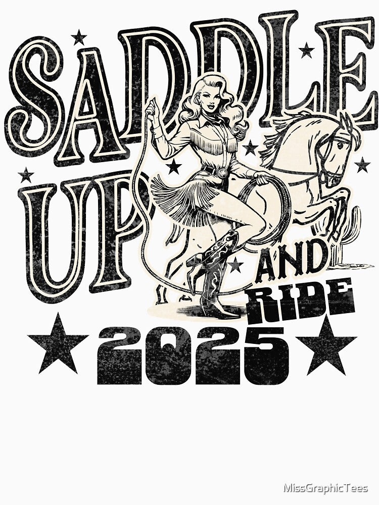 cowgirl New years eve 2025 by MissGraphicTees