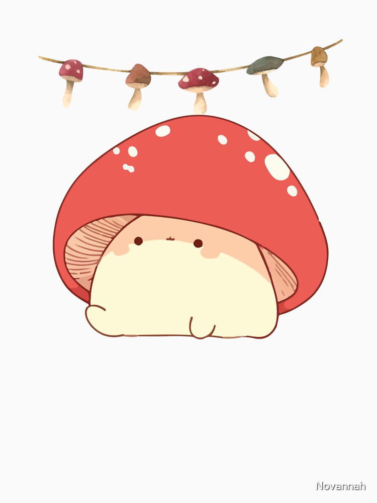Chonky mushroom sticker| Cozy Elegance by Novannah