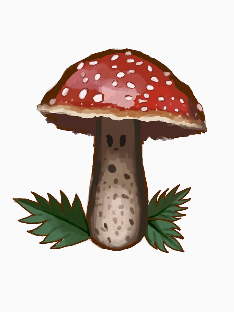 Cute Mushroom Sticker by AlyaCreates