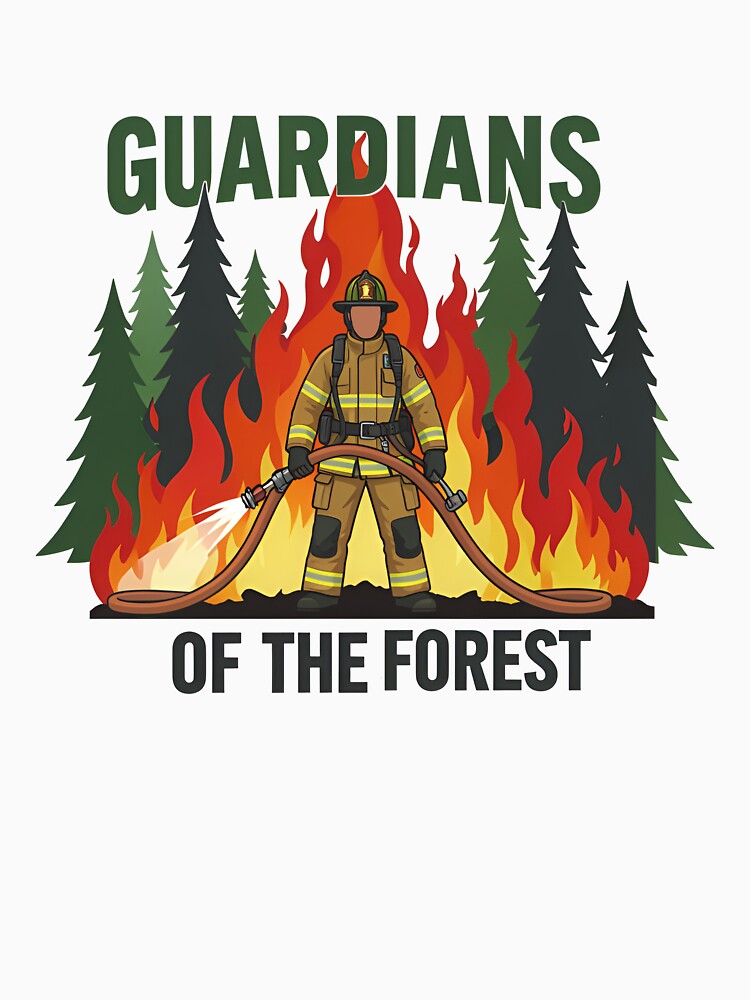 Guardians Of The Forest Wildland Firefighter Design by Nuvoro Eco Awareness