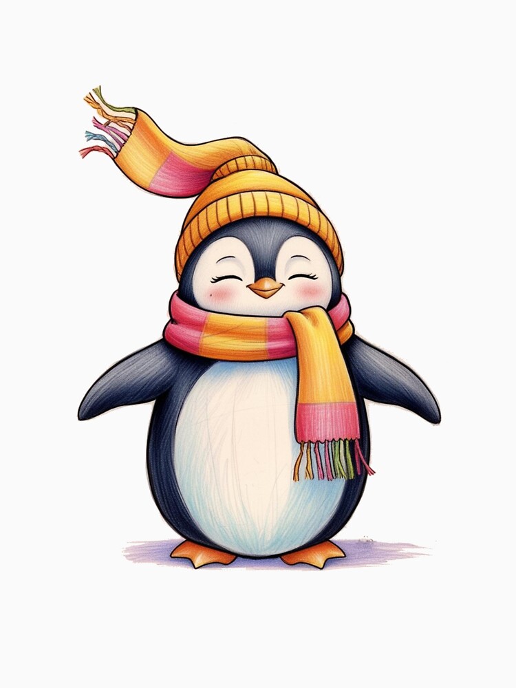 Cozy Penguin by PinkiPop Studio