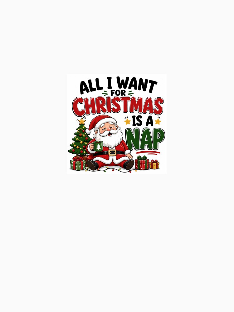 All I Want for Christmas Is a Nap by mayatA-rt