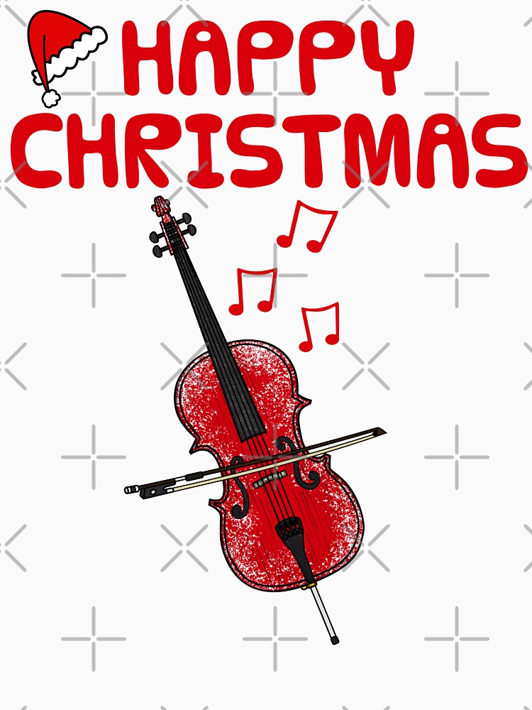 Christmas Cello Cellist String Teacher Xmas by doodlerob
