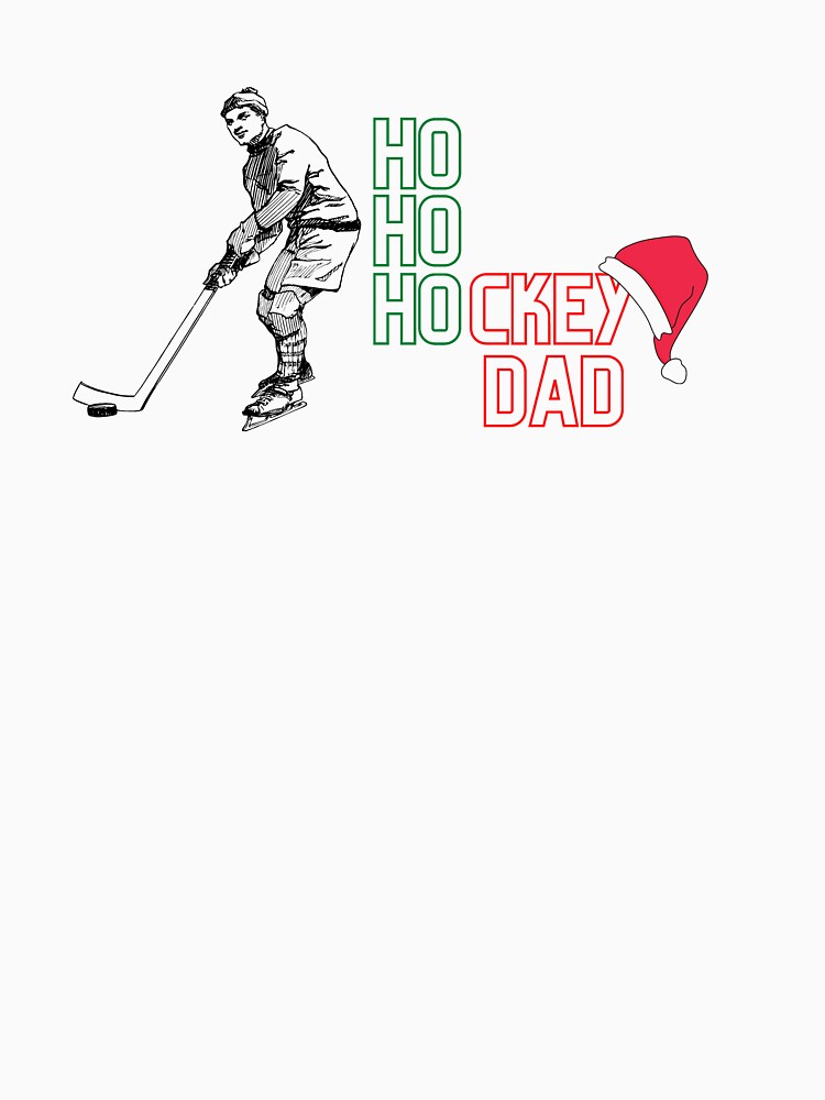 Ho Ho Hockey Dad by L-and-X