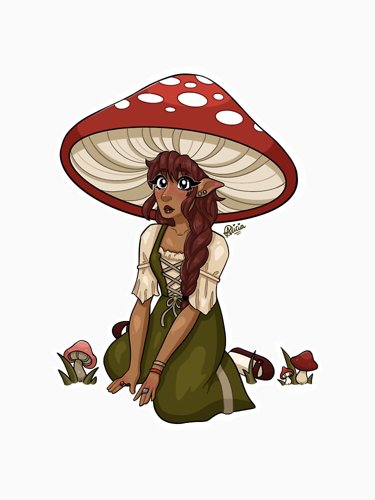 Mushroom Girl by miss-smith-draw