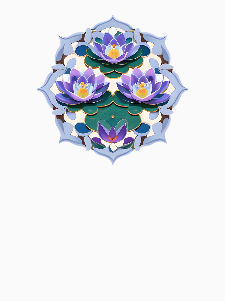 Water Lilies Blossoming by hyggefolkart
