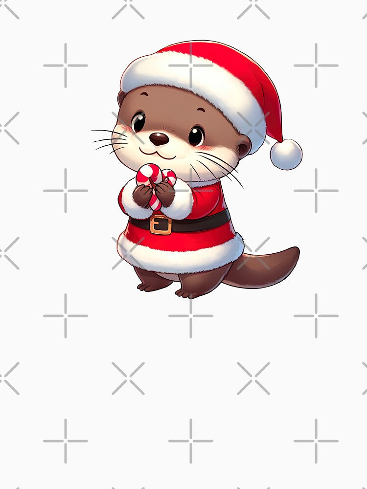Cute Christmas Otter Santa by KAI-Studio