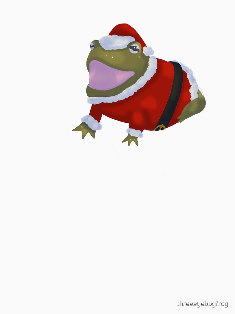Santa Frog by threeeyebogfrog