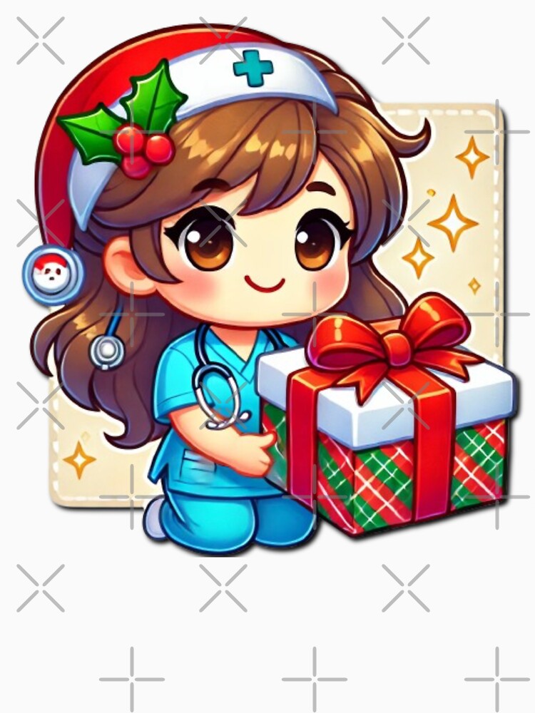 Kawaii Christmas Nurse - Santa's Little Helper by HopeLoom