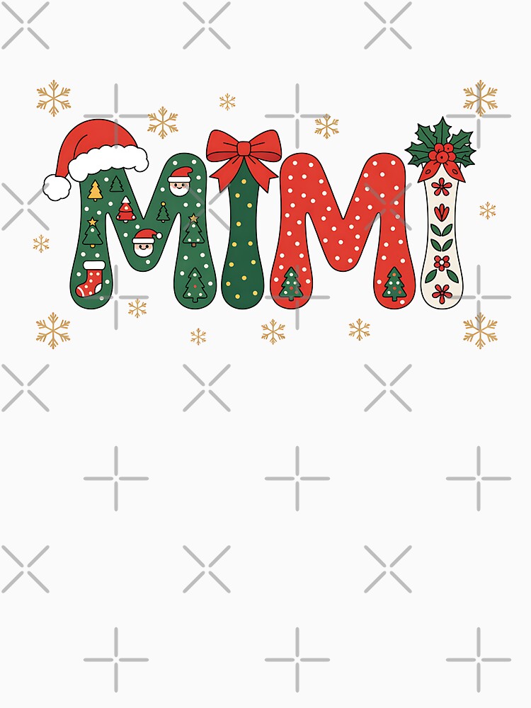 Cute Christmas Mimi Coquette Holiday Grandma by BakeryDozen