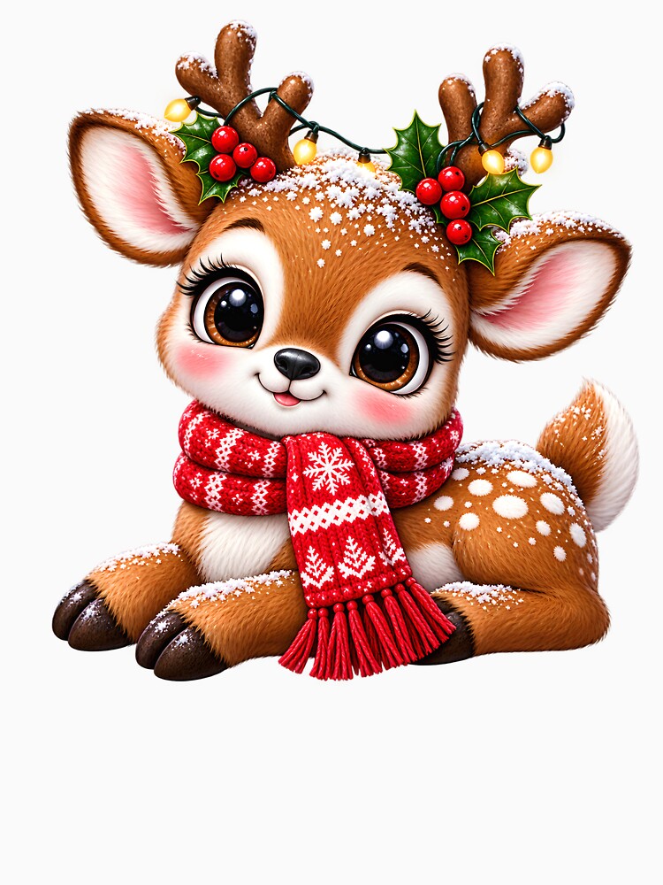 Cute Christmas Reindeer by TinyWeird