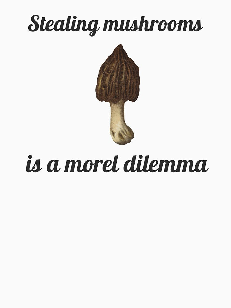 Stealing mushrooms is a morel dilemma by Sanidy