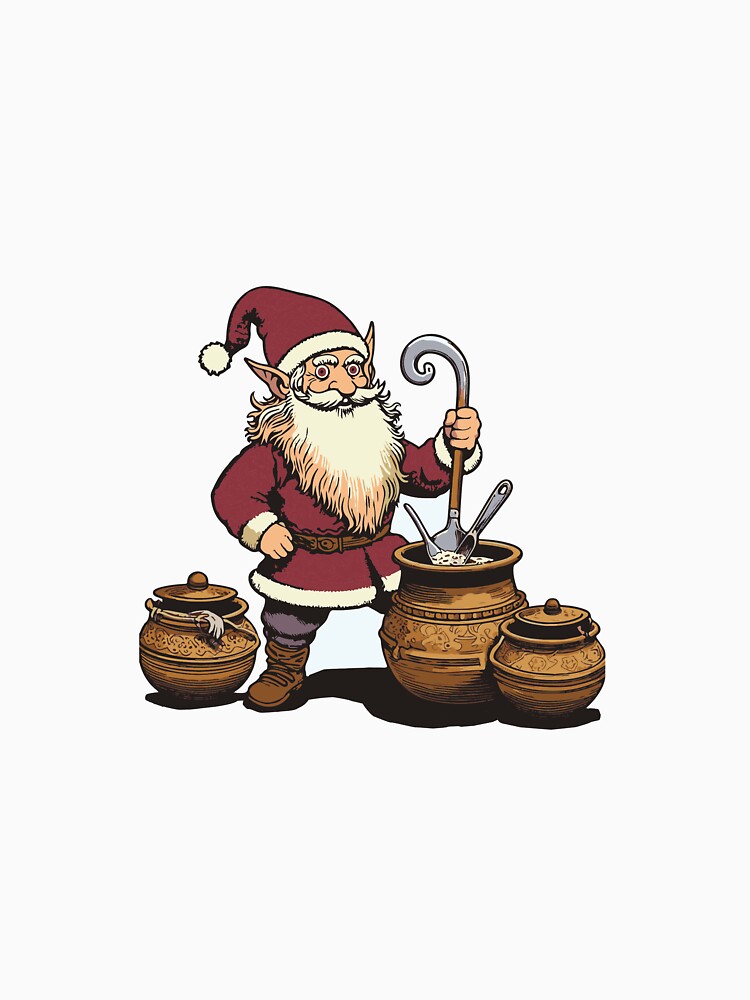 The Yule Lads: Pot-Scraper (Pottaskefill) without text by BaldMonkDesigns