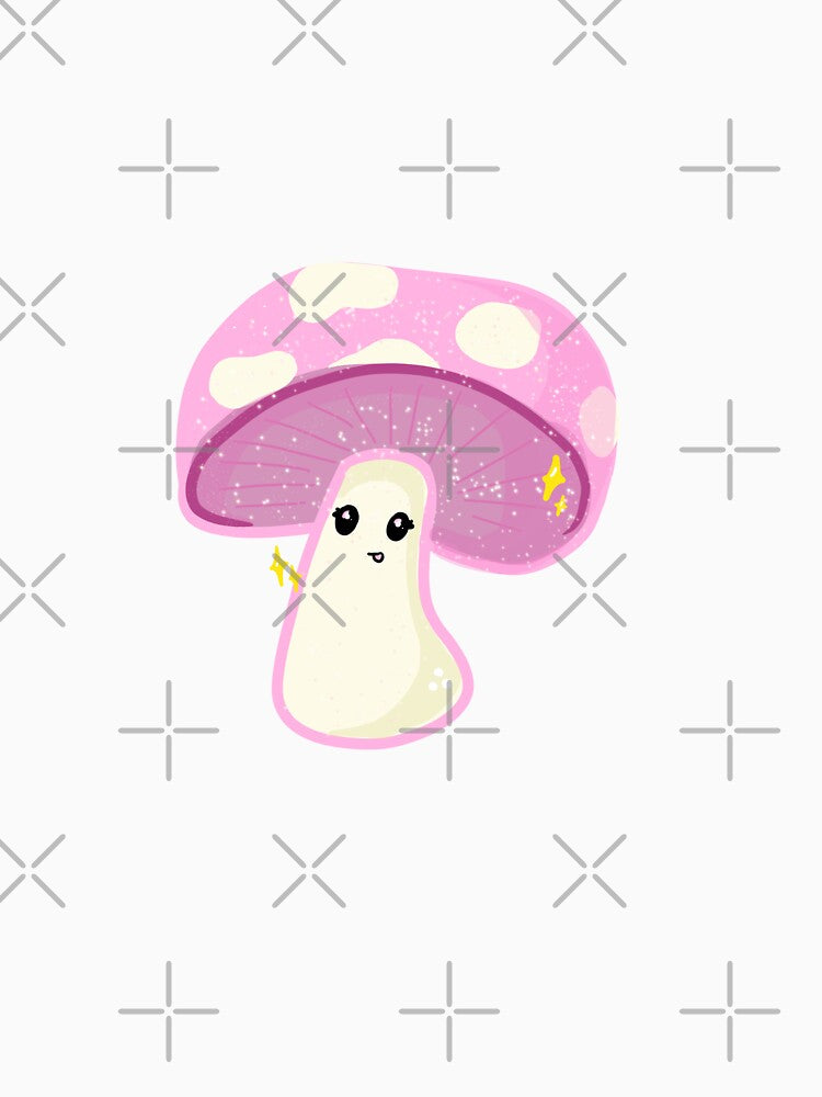 Pink mushroom by pinkc0w