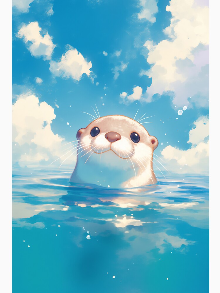 A Cute Otter's Watery World by AshiraCreations