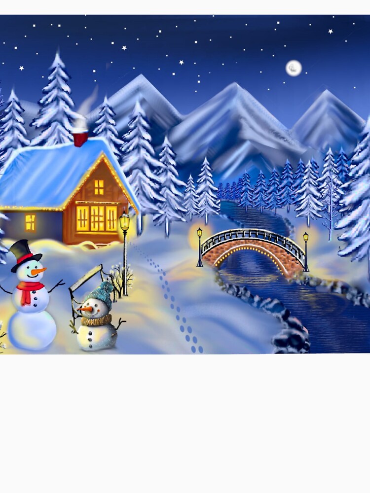 Winter Wonderland Under the Stars by rrr-digitalarts