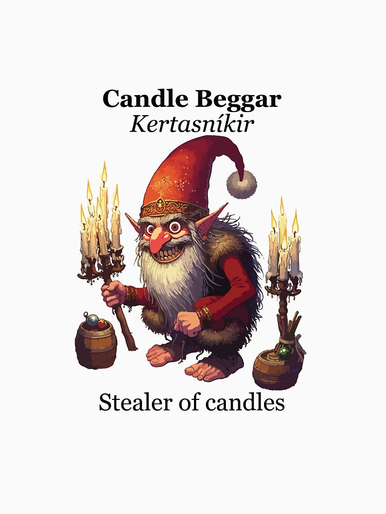 The Yule Lads: Candle Beggar (Kertasníkir) by BaldMonkDesigns