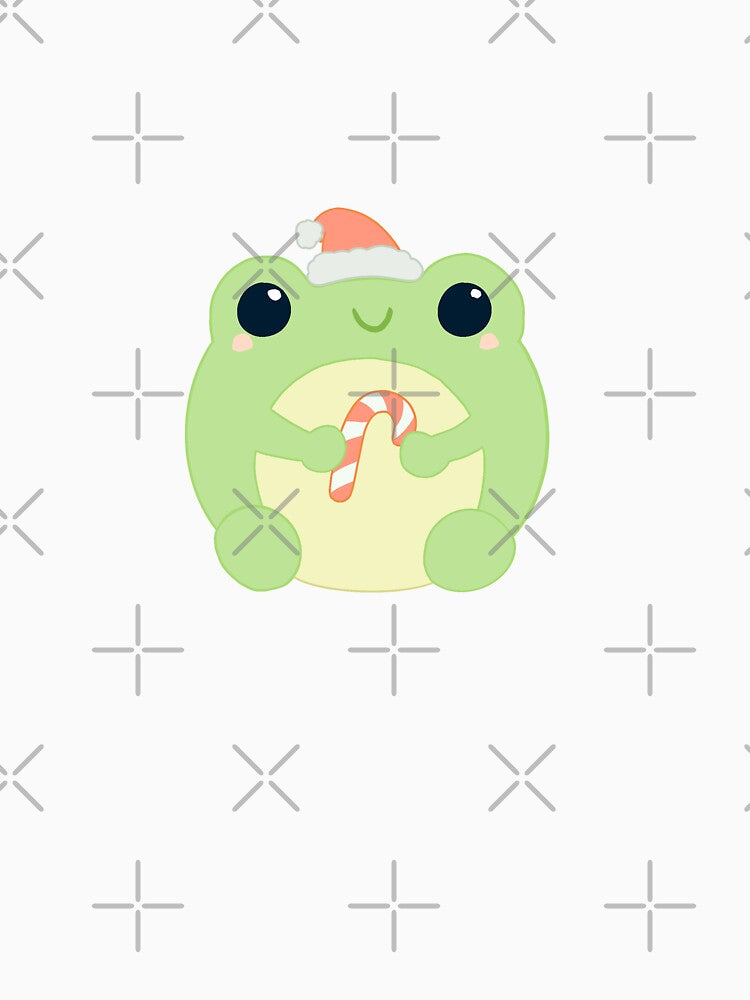 Cute Christmas frog by inkypinky4