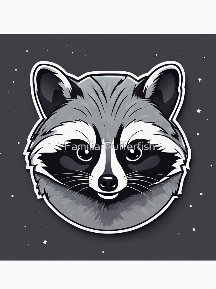 Wild Raccoon by FamiliarPufferfish