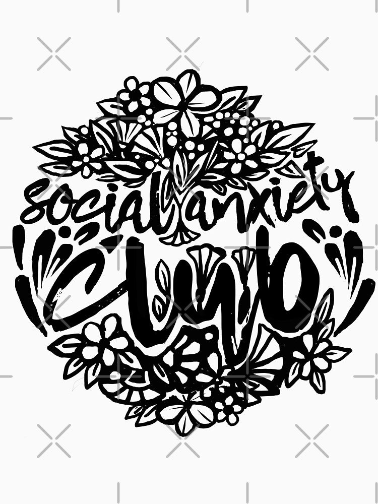Social Anxiety Club Flower Style by DarrriaDesign
