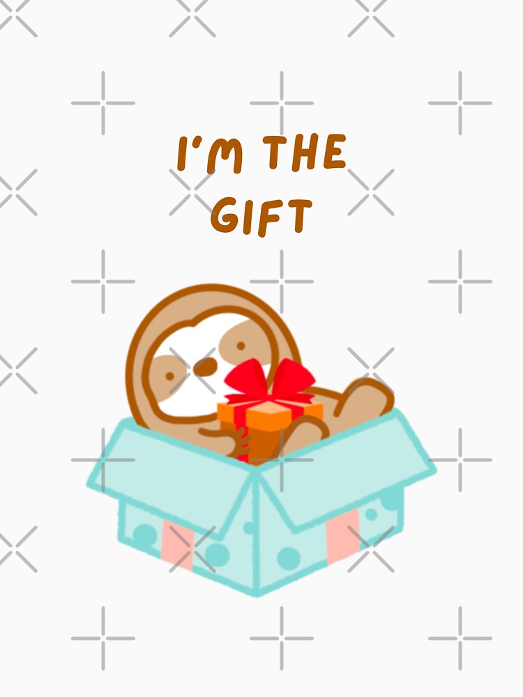 Christmas Gift Sloth by theslothinme