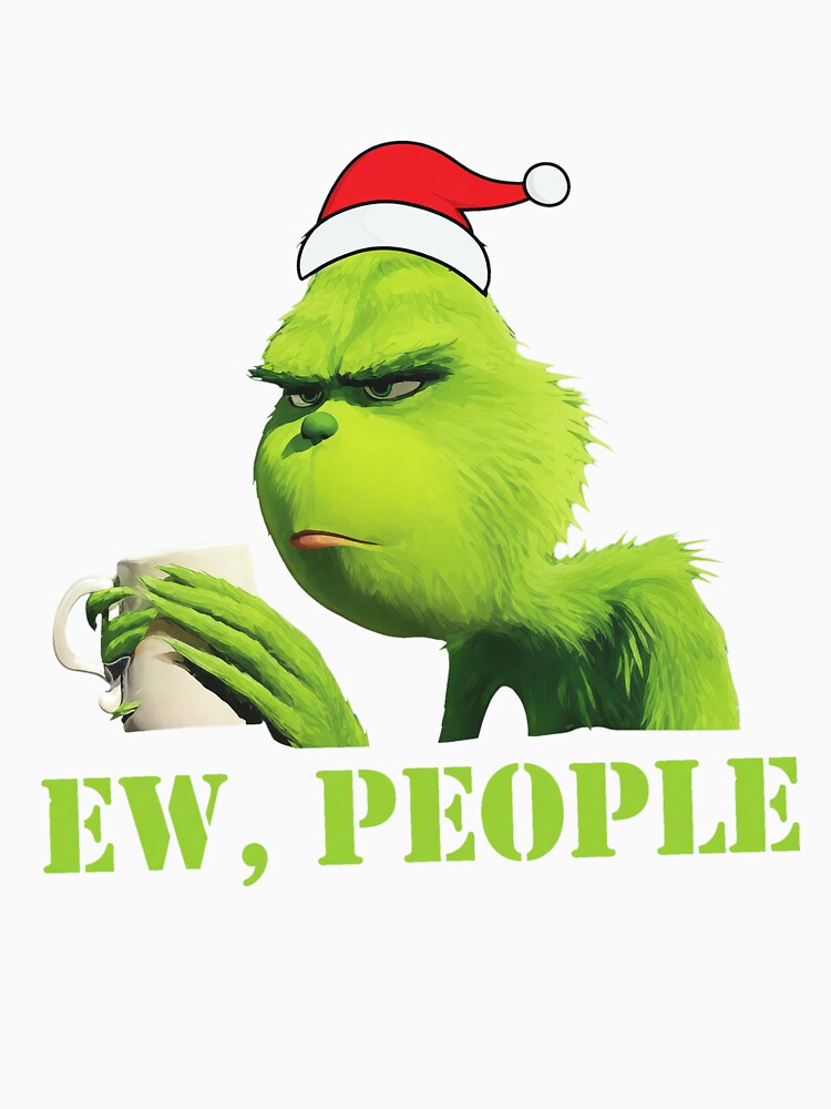 Grumpy Green Character Santa Ew People Beverage by TAYLORBROWSD