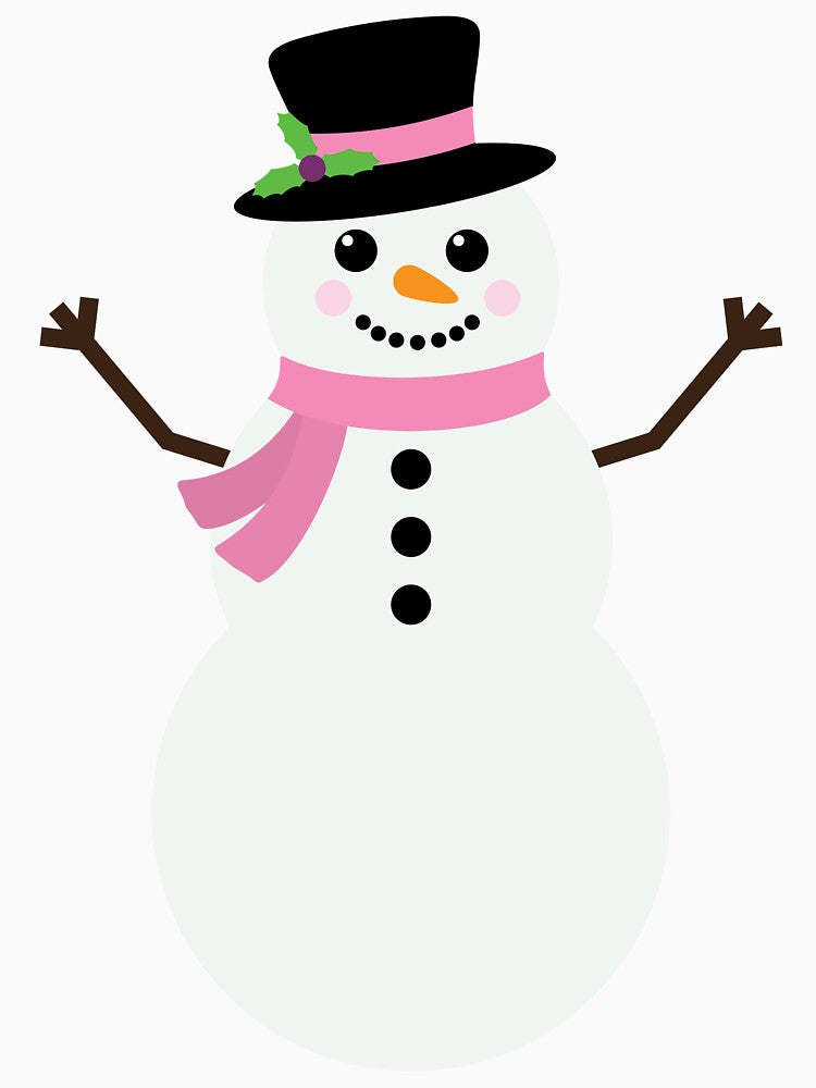 Cute Winter Snowman by Captain Creative
