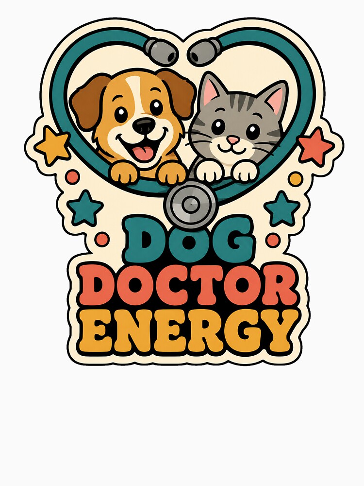 Veterinarian Gift - Dog Doctor Energy by RedRubyBubble