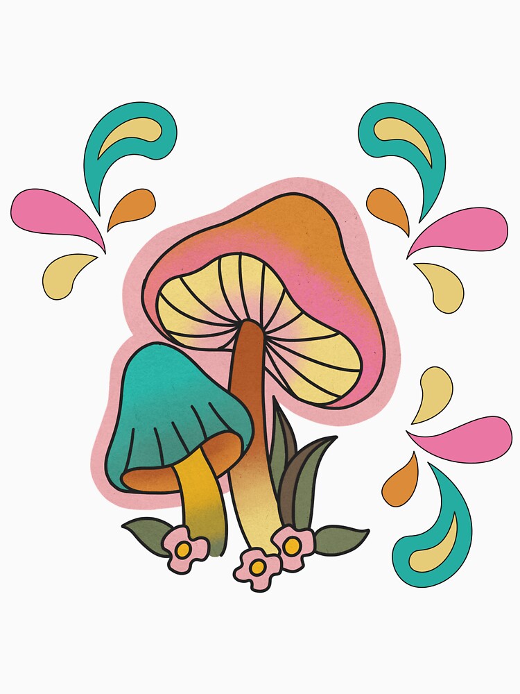 Hippie Mushrooms by Tinafrogger1017