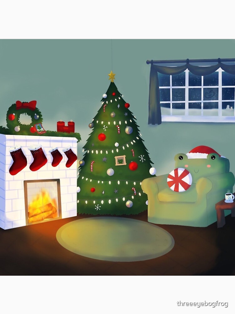 Froggy Living Room (White/Modern) by threeeyebogfrog