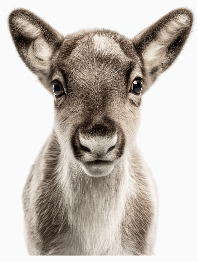 Adorable Baby Reindeer for Cute Reindeer lovers by LazyOwlStore