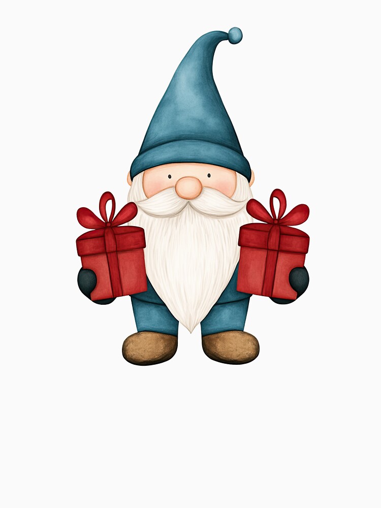 Festive Gnome with Christmas Gifts by WPCreator